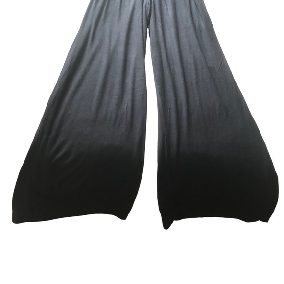 Grace Elements Drape Neck Bat Wing Belted Jumpsuit Black Size Small NWT - Picture 9 of 14